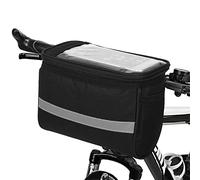 Lixada Bicycle Handlebar Bag Waterproof MTB Bike Front Bag Multifunctional Cycling Front Top Tube Storage Bag