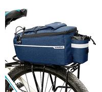 Lixada Bike Rear Bag, CoolerTrunk Insulated Shoulder Bags Package Large Capacity Rear Luggage for Reflective Bicycles for MTB Road Bike (Dark Blue)