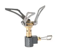 Lixada Camping Gas Stove Mini Pocket One-Piece Gas Burner Titanium Alloy 2700W/Stainless Steel 3000W Outdoor Cooking Folding Burner