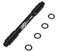 Lixada Conversion Shaft 12 mm to 9 mm QR Adapter MTB Bike Thru Axis Hub Quick Release 100/135/142/148 mm Adapter Hub Front Wheel Bicycle (Black, 100 mm)