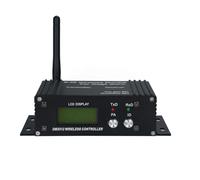 Lixada DMX512 2.4G Wireless Controller Transmitter Receiver Adjustable Repeater Lighting Controller LCD Display Power 35 Groups ID Coding for Party DJ Show Club LED Stage Disco KTV Stage Light