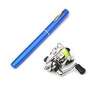 Lixada Fishing Equipment, Mini Fishing Rod with Fishing Reel, 1 m / 1.4 m / 1.6 m Bag Foldable Fishing Rod Reel Combo, Mini Pen Fishing Rod Kit, 7 Colours Mini Pocket Pen Fishing Rod