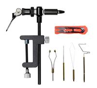 Lixada Fly Tying Tools Kit 5/6PCS with Fly Tying Vise Bobbin Holder Threader Needle Whip Finisher Scissors Fly Tying Kits for Flying Fishing Professionals Beginners