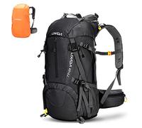 Lixada Hiking Backpack 50L Waterproof Lightweight Trekking Rucksack for Outdoor Sport Travel Cycling Climbing Mountaineer Climbing with Rain Cover