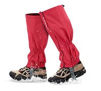 Lixada Hiking Leg Gaiters 1 Pair Adjustable Windproof Boot Gaiters Outdoor Waterproof Lightweight Gaiters Winter Rain Snow Protection Cover Ultralight Boot Gaiters for Winter Hiking Climbing Trekking