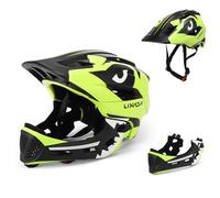 Lixada Kids Full Face Helmet Detachable Children Sports Safety Helmet for Cycle Skateboarding Roller Skating