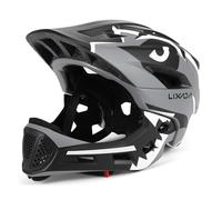 Lixada Kids Full Face Helmet Detachable Children Sports Safety Helmet for Cycling Skateboarding Roller Skating