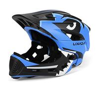 Lixada Kids Full Face Helmet Detachable Full Face Kids Bike Helmet Children Sports Safety Helmet for Cycling Skateboarding Roller Skating