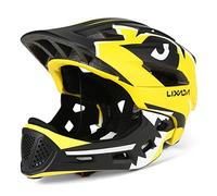 Lixada Kids Full Face Helmet Detachable Full Face Kids Bike Helmet Children Sports Safety Helmet for Cycling Skateboarding Roller Skating