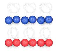 Lixada Ladder Toss Ball Game Set 6 Pair Golf Ball Bolas Hard Golf Training Balls for Outdoor Game