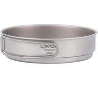 Lixada Lightweight Titanium Frying Pan Outdoor for Individuals Camping Hiking Backpacking Cooking Frying Pan