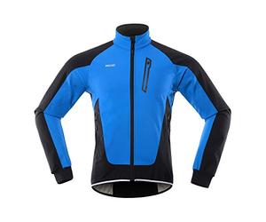 Lixada Men Cycling Jacket Waterproof Windproof Thermal Fleece Bike Jersey MTB Bicycle Riding Running Autumn Winter Jacket Coat