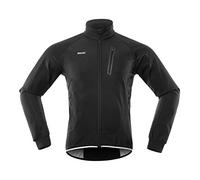 Lixada Men's Cycling Jacket Waterproof Windproof Thermal Fleece Bicycle Jersey Mountain Bike Riding Racing Autumn Winter Jacket Coat Suitable for Cycling Running Mountaineering