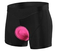 Lixada Padded Cycling Shorts Women 3D Padded Bike Underwear MTB Bicycle Cycle Biking Underwear Shorts Black/Pink/Blue