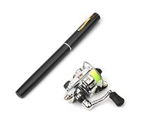 Lixada Pen Fishing Rod Reel Combo Set Premium Mini Pocket Collapsible Fishing Pole Kit Telescopic Fishing Rod + Spinning Reel Combo Kit 1M / 1.4M / 1.6M / 1.8M / 2.1M