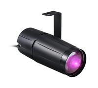 Lixada Pinspot LED DJ Effect Light, Party Club Bar Stage Lamp, AC90-240V 10 Watt LED Mini Beam Spotlight Stage Light for Disco KTV Bar Club Party Entertainment DJ