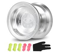 Lixada Professional Yoyo Competitive Aluminum Yoyo Ball Yo Yo Gift with Strings and Glove