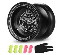 Lixada Professional Yoyo Competitive Aluminum Yoyo Ball Yo Yo Gift with Strings and Glove