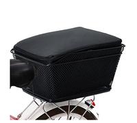 Lixada Rear Bike Basket, 20 L Universal Bicycle Rear Basket Waterproof Metal Bike Cargo Rack for Shopping, Pet carrier, Grocery, Picnic