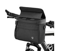 Lixada Touch Screen Bike Front Frame Bag Waterproof Bicycle Phone Bag Phone Holder EVA Handlebar Bag Cycling Front Storage Bag for 7in Large Screen