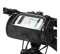 Lixada Waterproof Bike Handlebar Bag Bicycle Front Bag Touchscreen Phone Holder Bag Pack Shoulder Bag MTB Cycling Storage Bag Pannier