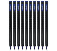 LIXEL BLUE Ballpoint Pens, Fine Point (0.7mm), Pack of 20, Pen-ST Ball Pens, School Office Home Business Everyday Biro Pens, ZOFAX Black Ball Pen