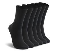 LIXIA Women's Thin Merino Wool Socks Mid-calf Light Weight Cozy Warm Breathable Multi Colors Daily Wear Stockings, 3 Pairs - Black, One size