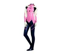 LIXIAAOOKWEDG BIPL Womens Rubber Latex Latexanzug Uniform Suit Gummi Cosplay Multicolor 0.4mm,L