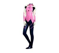 LIXIAAOOKWEDG Womens Rubber Latex Latexanzug Uniform Suit Gummi Cosplay Multicolor 0.4mm,XXL