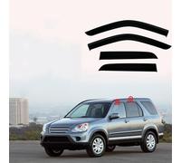 LIXINRU Car Wind Deflectors Front Rear Side Door Window Visor for Honda CR-V CRV Mk2-rd 2002-2006 Car Deflector Windproof Rain Smoke Guards
