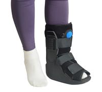 Lixinsunbu Short Orthopedic Foot Boot Air Ankle Walker Boot Foot Cast Brace for Sprained Ankle, Toe Injury, Post Surgery, Achilles Tendonitis