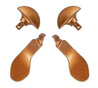 LiXiongBao 4PCS Metal Back Paddles for PS5 DualSense Edge Controller,Paddles Replacement Interchangable Grip Parts for PS5 DualSense Edge Wireless Controller(Gold)