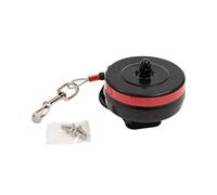 Lixit Animal Care Bracket Mount Retractable Tie Out Reel, Large,Black/Red