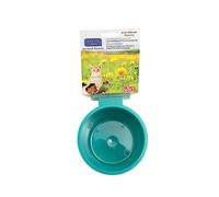 Lixit Quick Lock Cage Bowls for Small Animals and Birds. (10oz, Teal)