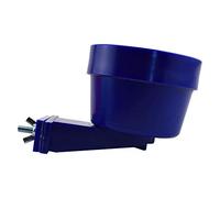 Lixit Quick Lock Cage Bowls for Small Animals and Birds. (10oz, Blue)