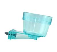 Lixit Quick Lock Removable Cage Bowls for Rabbits, Guinea Pigs, Gerbils, Ferrets, Dogs, Cats, Birds, and Other Small Animals - Made in USA (Blue, 10 Ounce)