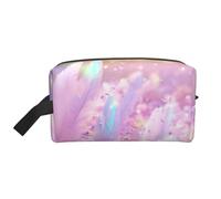 LIXLZH Flying Bird Musical Notes Print Make Up Bag Purses Accessories Organizer Portable Travel Toiletry Pouch Storage Bag, White, One Size, White, One Size
