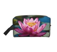 LIXLZH spirit of the lotuses Print Make Up Bag Purses Accessories Organizer Portable Travel Toiletry Pouch Storage Bag, White, One Size, White, One Size