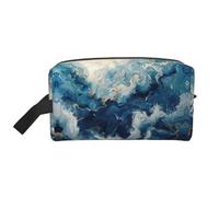 LIXLZH WITHIN THE TIDES Print Make Up Bag Purses Accessories Organizer Portable Travel Toiletry Pouch Storage Bag, White, One Size, White, One Size