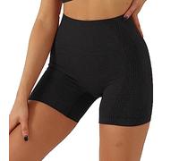 LIXQQS Ice Silk Ion Fiber Repair Shaping Shorts, Tummy Control Underwear, Fiber Restoration Shaper for Women, Abdomen Briefs High Waist Shapewear (Color : Black, Size : L)