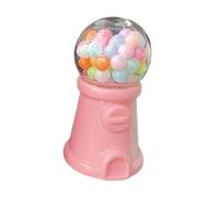 LIXSAZSE 1/12 Doll House Candy Machine Model Fun Toy For Miniature Landscapes Delightful Decor Accessory For Kids And Collectors Miniature Candy Machine 1/12 Doll House Decor Toy, Pink, 3cm