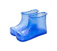 LIXSAZSE 1 Pair Men Foot Bath Shoe Boot Relaxation Feet Massage Portable Travel Adults Unisex Students Bathing Supply 42 Yard, Blue