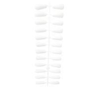 LIXSAZSE 1 Set French Tip Press on Nails Extra Long False Toe Matte Full Cover Ballerina Style DIY Supplies for Women Girls , Type 3