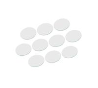 LIXSAZSE 10 Pieces Flat Mineral Glass Watch Replacement Part for Watchmaker Crystal Clear and Sturdy, Clear, 35mm