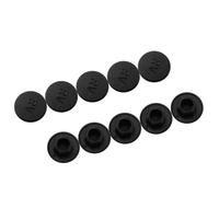 LIXSAZSE 10 Pieces Hexagonal Bicycle Bolts Screw Covers Professional Wear-resistant Waterproof Practical Mountain Bikes Screws Set, M6 Black
