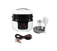 LIXSAZSE 12V 24V Travel Rice Cooker Efficiently Prepares Hot Rice And Soups Making Essential For Travelers Driver Or Travelers And Even Van/Rv. Porridge Cooking Heating Travel Cooker
