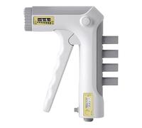 LIXSAZSE 2-in-1 Hand Forgripper Strengthener For Powerful Forearm Strength Adjustable Resistance Adjustable Resistance Of 5-60, white, 3