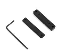 LIXSAZSE 2 Pieces 4 Strings Saddle Nut Bottom Clear Sound Wear-resistant Stable Instrument Replacement Parts Acoustic Guitar Bone Bridge