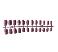 LIXSAZSE 24 Pieces False Nails Artificial Nail Tips Elegant Eye-catching Fingernail Patch DIY Accessory for Women Girls, pink