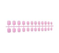 LIXSAZSE 24 Pieces Solid Coffin False Nails DIY Durable Exquisite French Colorfast Personality Acrylic Nail for Manicure Salons , 4